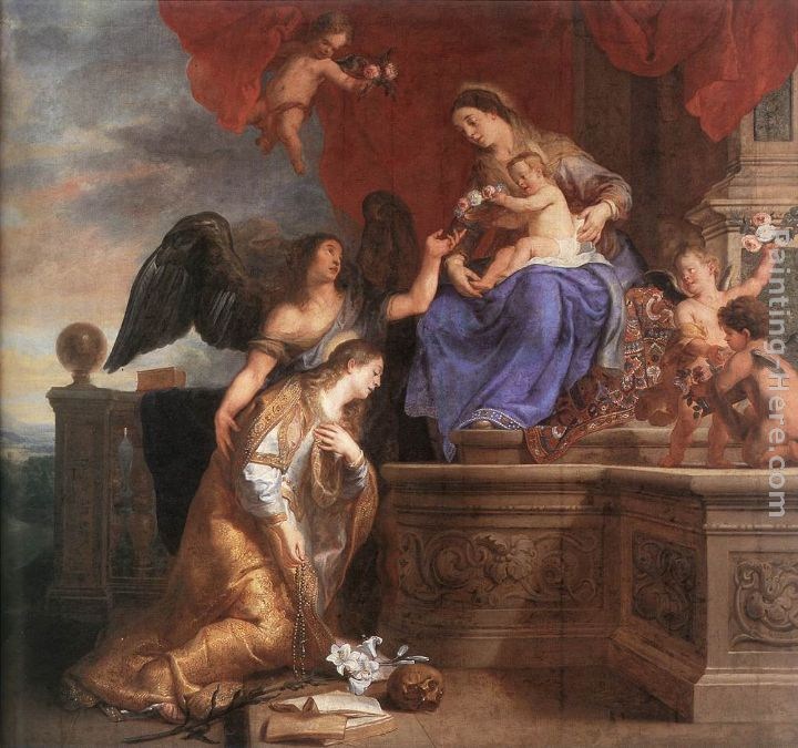 Gaspard de Crayer The Coronation of St Rosalie